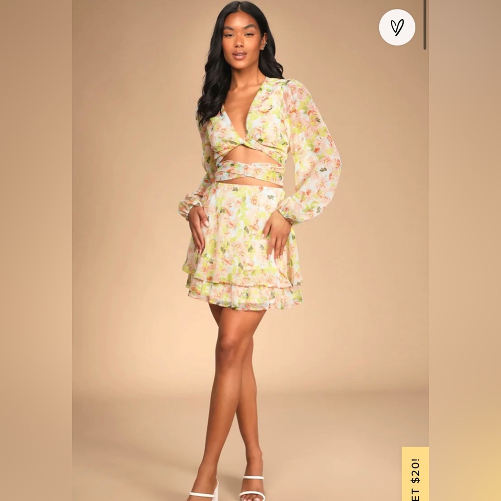 Bubbly Blooms Pink Multi Floral Print Two Piece